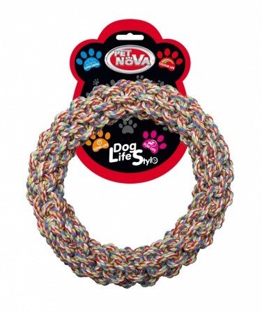 Pet Nova ROPE-RINGO-25cm bavlnená hračka pre psy