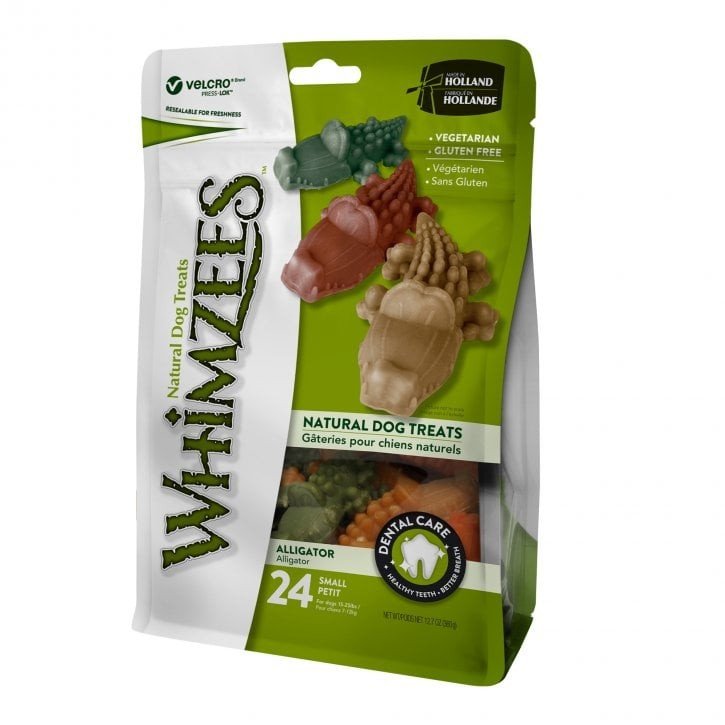 E-shop Whimzees WHIMZEES Aligator S 6,9cm/15g/ - 24ks Dental Snack