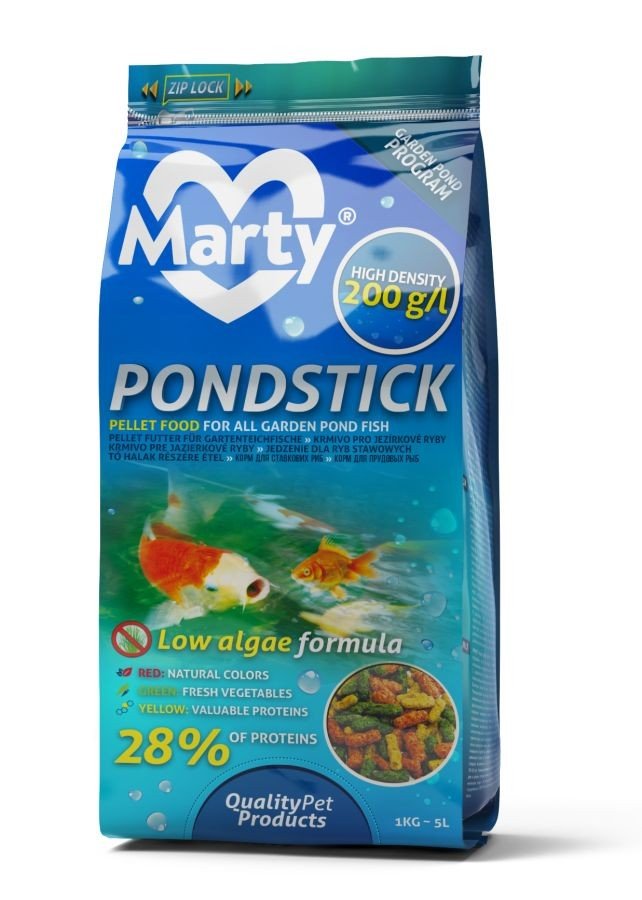MARTY PondStick krmivo pre jazierkové ryby 5l/1kg