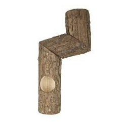 Panama Pet Drevený tunel 25,5cm - so zákrutou prírodný vzhlad