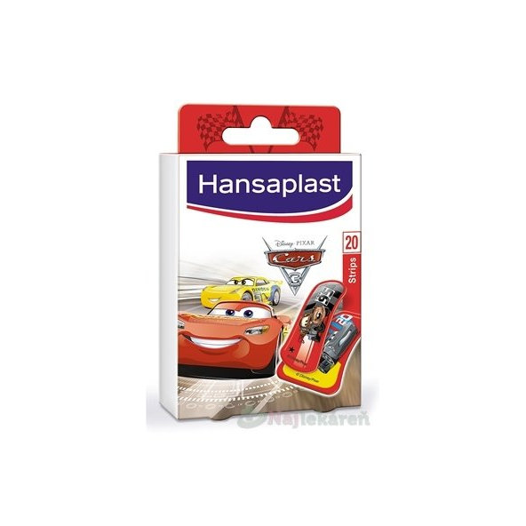 HANSAPLAST Junior Cars 3 náplasť 20ks