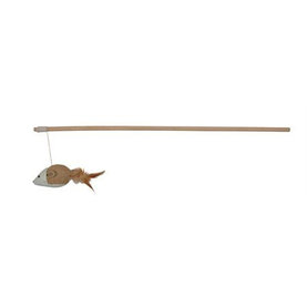 Trixie Udicka s hrackou myš s perím 50 cm