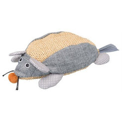 Trixie Mouse XXL, sisal/fabric, catnip, 30 cm, natural/grey