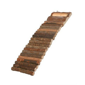 Trixie Ladder, hamsters, bark wood, 7 × 27 cm