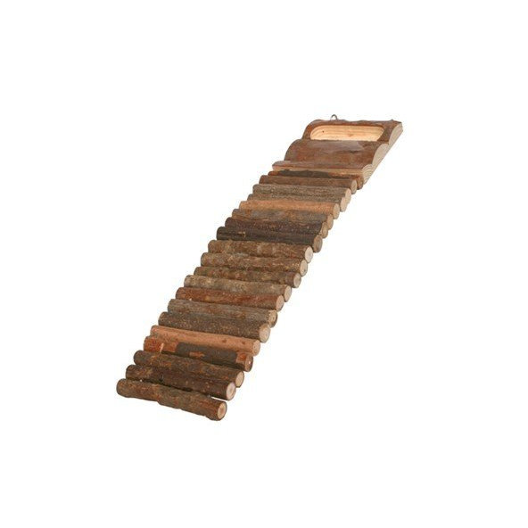 Trixie Ladder, hamsters, bark wood, 7 × 27 cm