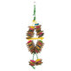 Trixie Toy on a sisal rope with cardboard, wood, coloured, 18 × 35 cm, multi coloured