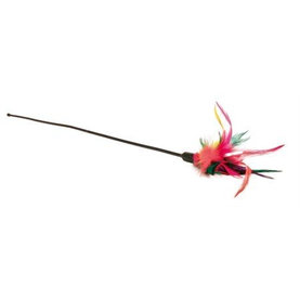 Trixie Playing rod feathers, plastic, 50 cm