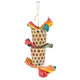 Trixie Natural toy on a sisal rope, palm/lily leaf, 35 cm, multi coloured