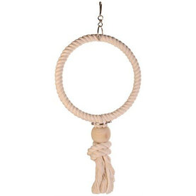 Trixie Rope ring with wooden block, ř 24 cm