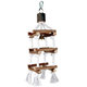 Trixie Rope ladder tower, bark wood, 34 cm