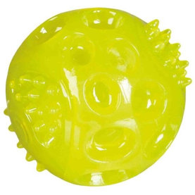 Trixie Flashing ball, soundless, floatable, TPR, ř 6 cm