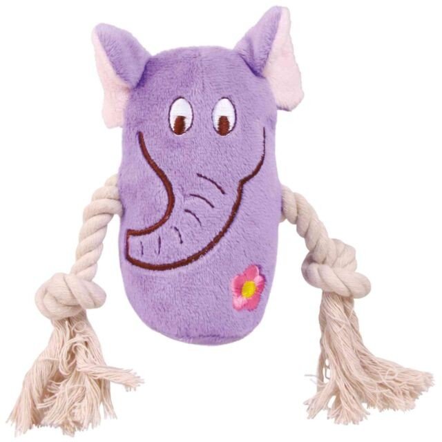 E-shop Trixie Animal with rope, plush, 13 cm, sorted
