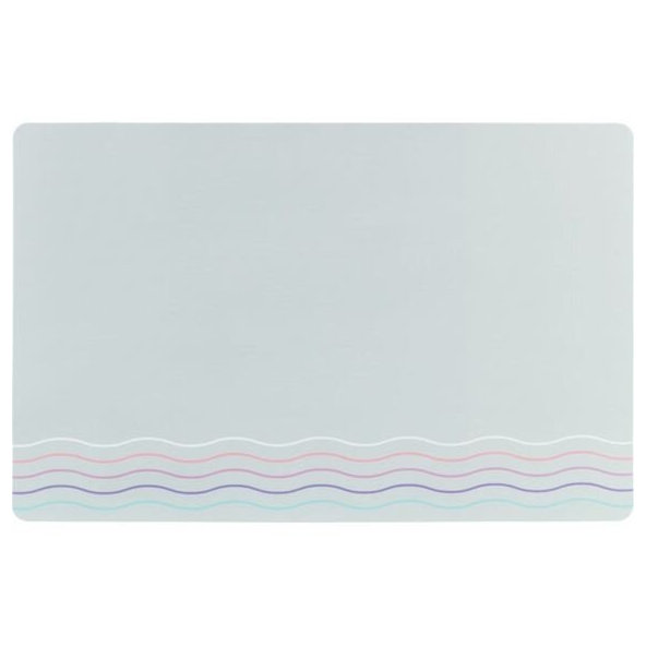 Trixie Place mat waves, 44 × 28 cm, grey
