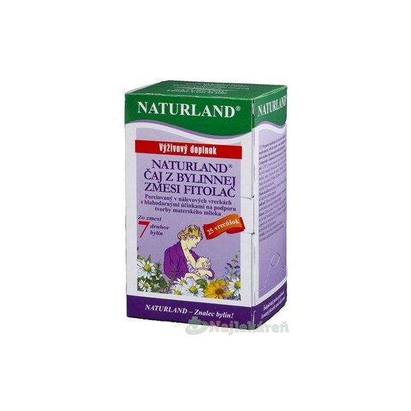 NATURLAND FITOLAC, 25x1,5g