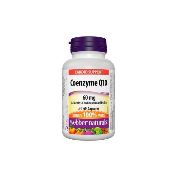 Webber Naturals Koenzým Q10 60 mg 60 kapsúl