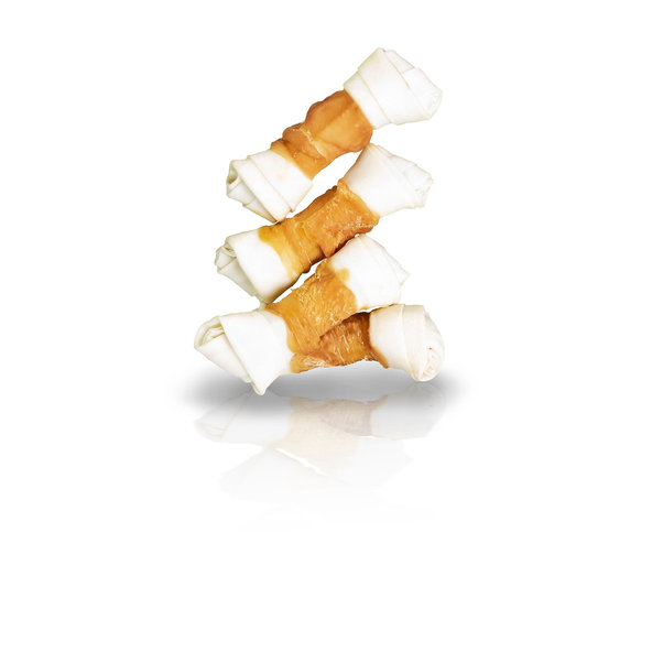 Maškrta pre psy KID DOG Kuracie mäso na byvolom uzlíku 12cm/8ks