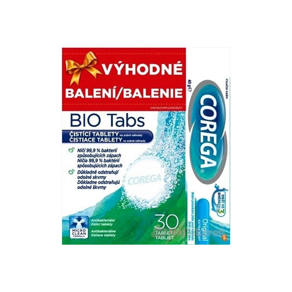 COREGA Original EXTRA SILNÝ + BIO TABS