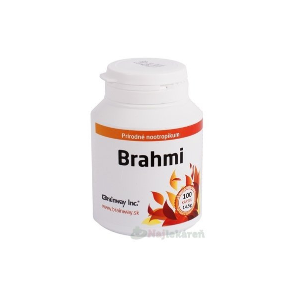 Brainway BRAHMI výživový doplnok, 100 cps