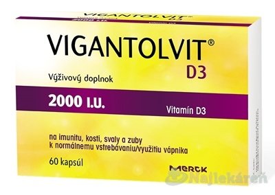 E-shop Vigantolvit D3 2000 IU, 60ks