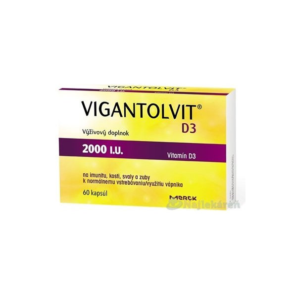 Vigantolvit D3 2000 IU, 60ks