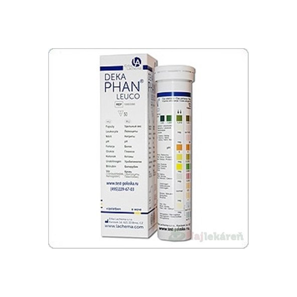DEKAPHAN LEUCO diagnostické prúžky na moč 100ks