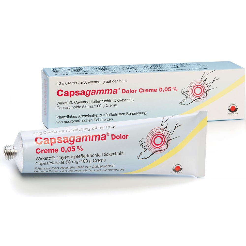 E-shop Capsagamma 53 mg/100 g krém na bolesť svalov, chrbta 40 g