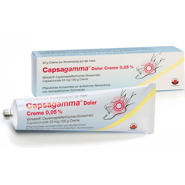 Capsagamma 53 mg/100 g krém na bolesť svalov, chrbta 40 g