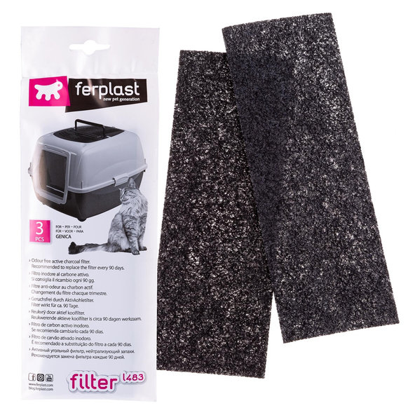 Ferplast L483 AKTIVE COAL FILTER (X3)