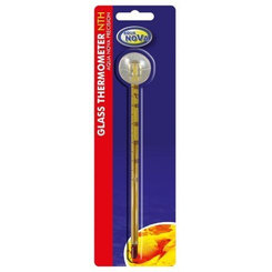 AQUA NOVA Teplomer akvarijný - tenký žltý