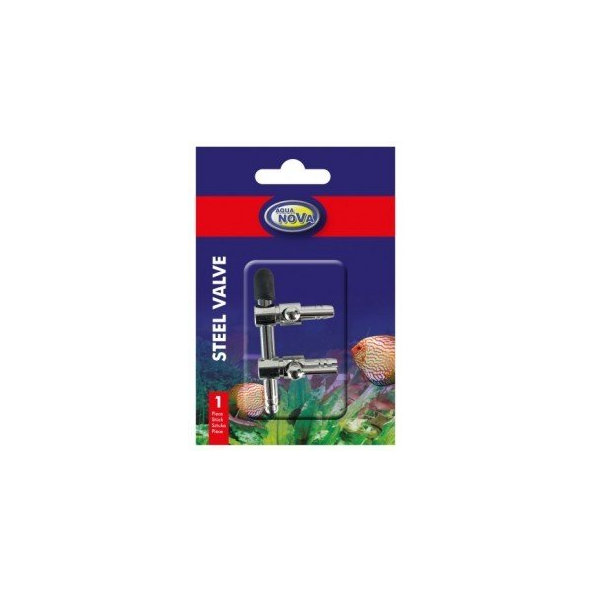 AQUA NOVA NV-S2 kovový regulačný ventil k akváriu 2x výstup