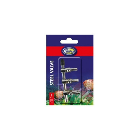 AQUA NOVA NV-S3 kovový regulačný ventil k akváriu 3x výstup