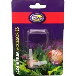 AQUA NOVA NAT-5 spojka na hadičku v tvare I do akvária 2ks