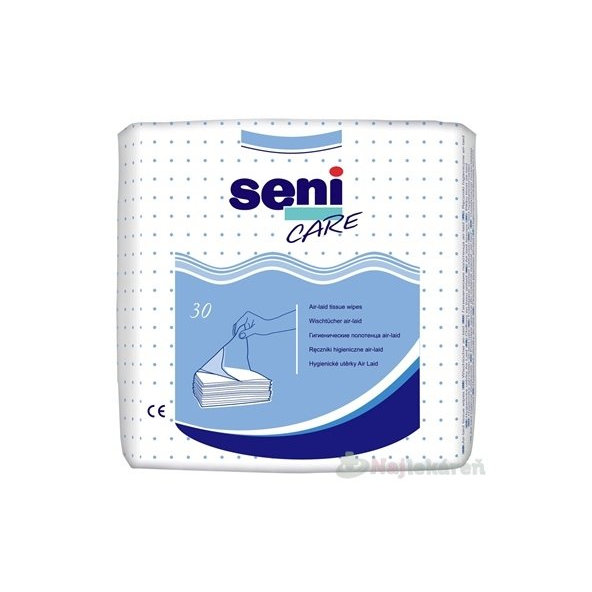 Seni Care Obrúsky Air Laid hygienické, jednorazové, 36x32cm, 30ks