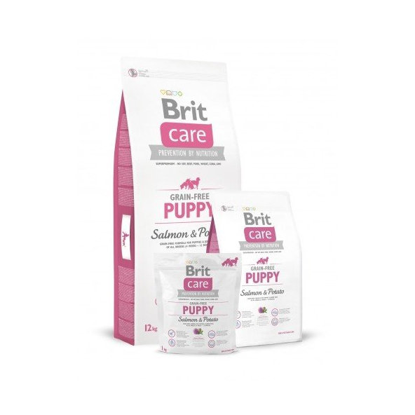 BRIT Care Brit Care GF Puppy Salmon & Potato 12 kg (ružová)DOPREDAJ