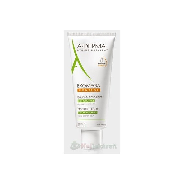 A-DERMA EXOMEGA CONTROL emolienčný balzám 200ml