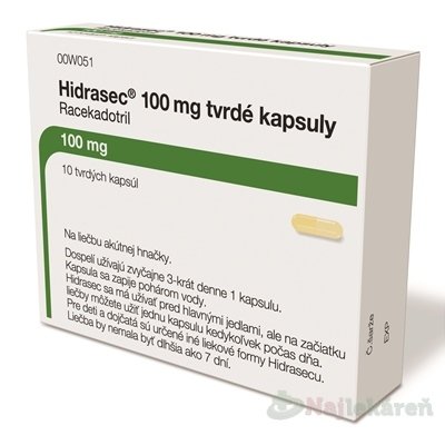 E-shop Hidrasec proti hnačke 100 mg 10 kapsúl