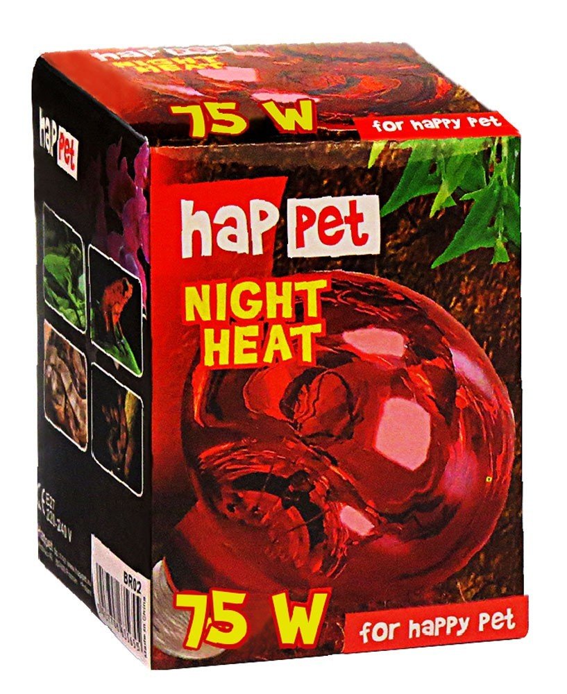 E-shop Happet NIGHT HEAT UVA nočná žiarovka do terária 75W