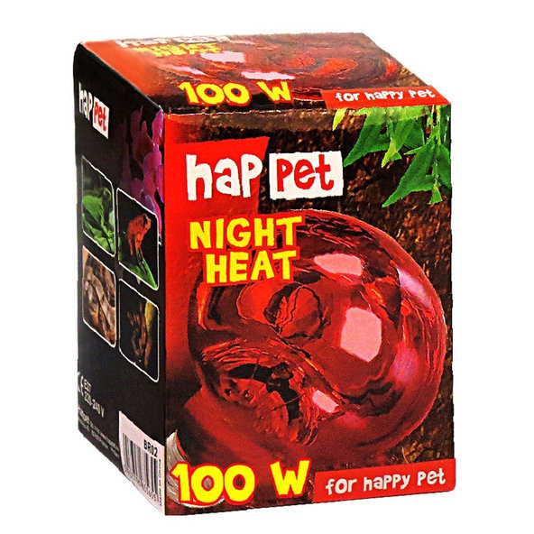 Happet NIGHT HEAT UVA nočná žiarovka do terária 100W
