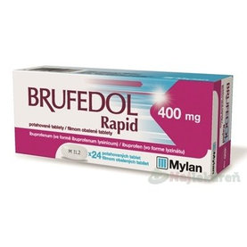 Brufedol Rapid 400 mg na bolesť a horúčku 24 tbl