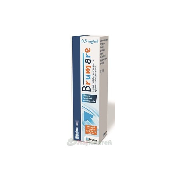 Brumare 0,5 mg/ml nosová roztoková aerodisperzia 10 ml