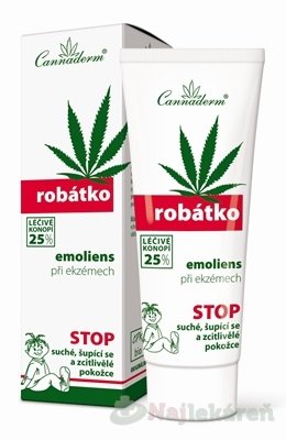 E-shop Cannaderm ROBÁTKO emoliens 75g