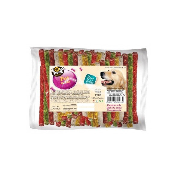 Zuvacie kosti MUNCH.tyc z byvolej kože 12.5cm