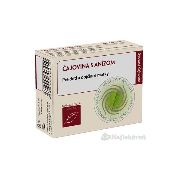 HANUS ČAJOVINA S ANÍZOM, 70g