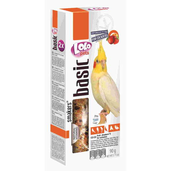 LOLOPETS ovocná tyčinka pre korely 2ks