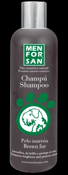 E-shop MEN FOR SAN šampón pre psy s hnedou srsťou 300ml