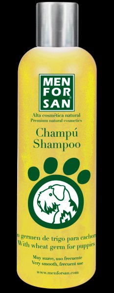 E-shop MEN FOR SAN šampón s výťažkom z pšeničných klíčkov pre štenatá 300ml