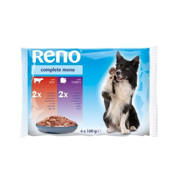 Reno RENO - kapsicky pre psa 4x100g