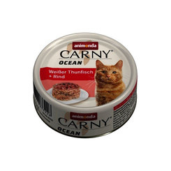 Konz.CARNY OCEAN 80g - tuniak + hovädzie