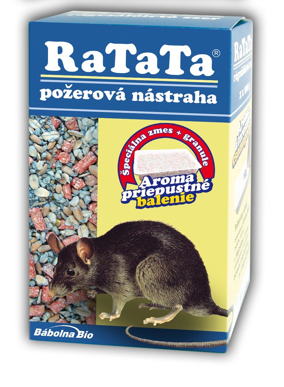 E-shop Babolna Bio RaTaTa nástraha na potkany 150g/ 2x75g tácky/ ks
