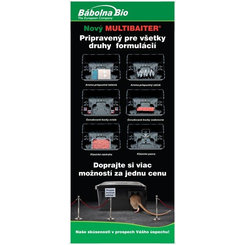 Babolna Bio MULTIBAITER univerzálna nástrahová stanicka na hlodavce/ 6ks bal.